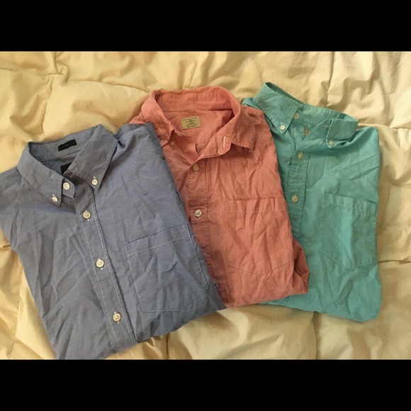 JCrew Long Sleeve Button Down Bundle - Picture 3 of 5